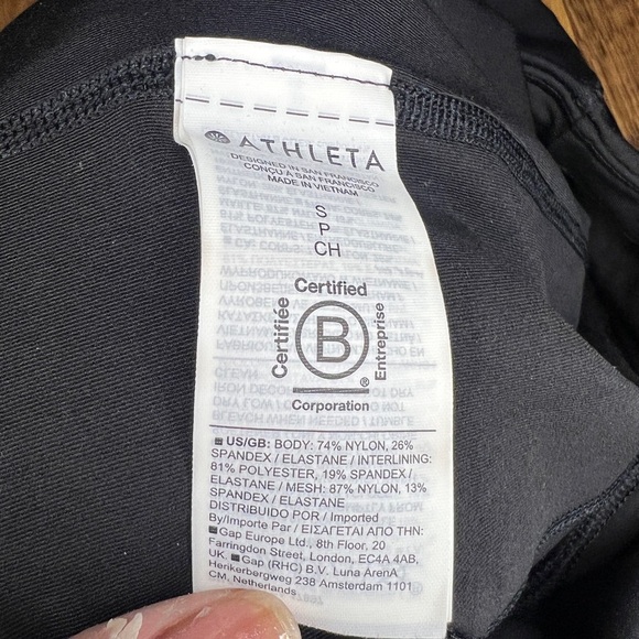 Athleta Small Fairway High Rise Golf Skort 18” Black NWT - Picture 5 of 6